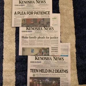Jacob Taylor Kenosha Wisconsin Newspapers BLM